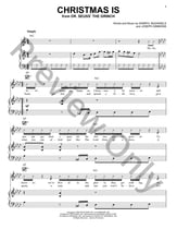 Christmas Is piano sheet music cover